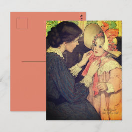 Jessie Wilcox Smith "Het Roze Mutje" Briefkaart