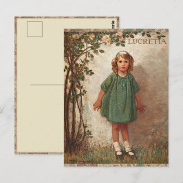 Jessie Wilcox Smith "Lucretia" Klein meisje Briefkaart