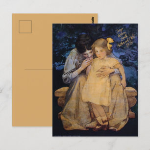 Jessie Wilcox Smith Moeder en Kind Briefkaart