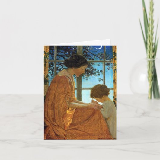 Jessie Wilcox Smith  Moederdag Kaart (Voorkant)