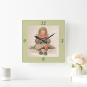 Jessie Wilcox Smith Wall Clock Vierkante Klok (Huis)