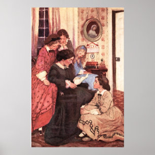 Jessie Willcox Smith - De Letter Poster