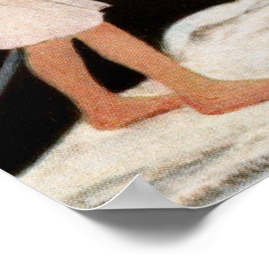 Jessie Willcox Smith - Diamond en de Noordwind Poster (Hoek)