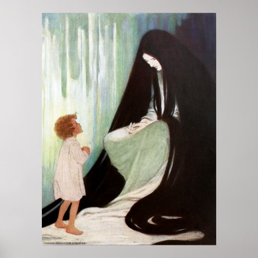 Jessie Willcox Smith - Diamond en de Noordwind Poster (Voorkant)