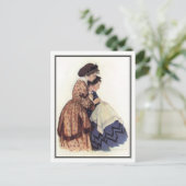 Jessie Willcox Smith - Jo en Beth Briefkaart (Staand voorkant)