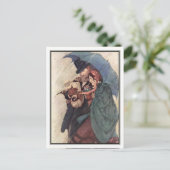 Jessie Willcox Smith - Jo en Professor Bhaer Briefkaart (Staand voorkant)