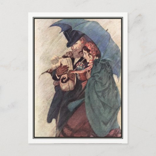 Jessie Willcox Smith - Jo en Professor Bhaer Briefkaart (Voorkant)