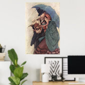 Jessie Willcox Smith - Jo en Professor Bhaer Poster (Thuiskantoor)