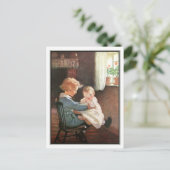 Jessie Willcox Smith - jongen en Baby Briefkaart (Staand voorkant)