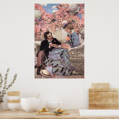 Jessie Willcox Smith - Laurie en Amy Poster (Keuken)