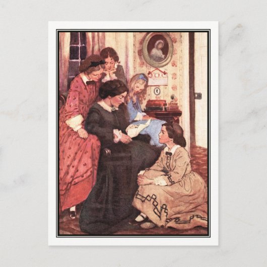 Jessie Willcox Smith - Little Women Briefkaart (Voorkant)