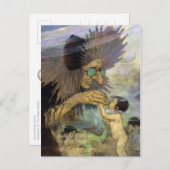 Jessie Willcox Smith Water Babies CC0598 Briefkaar Briefkaart (Voorkant / Achterkant)