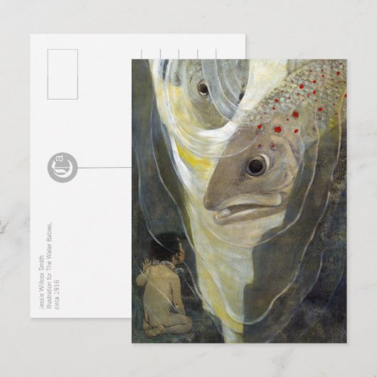 Jessie Willcox Smith Water Babies CC0599 Briefkaar Briefkaart (Voorkant / Achterkant)