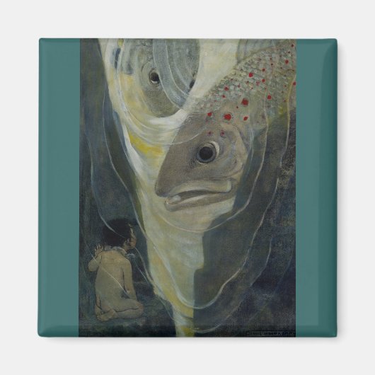 Jessie Willcox Smith Water Baby's Magneet (Voorkant)