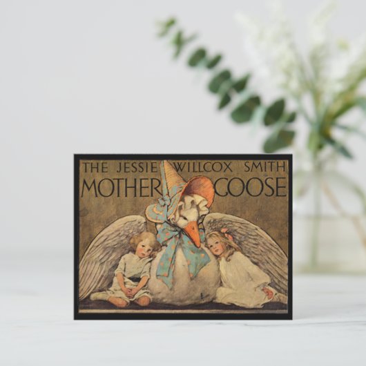 Jessie Willcox Smith's moeder Goose Briefkaart (Staand voorkant)