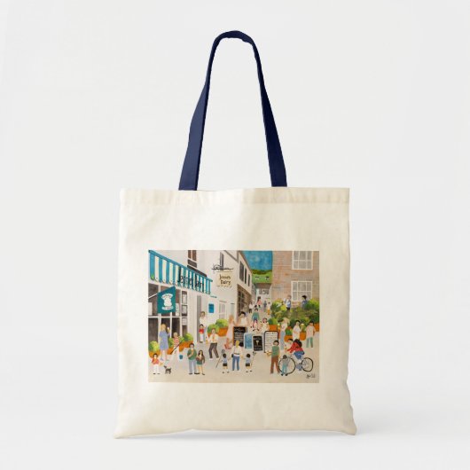 Jessies Dairy in Mousehole Tote Bag (Voorkant)