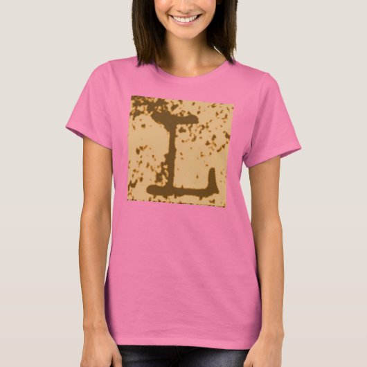 Jessie's Letter "L" Monogram T-shirt (Voorkant)