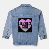 JESSIE'S MEISJE Denim jean jas Jacket (Achterkant)