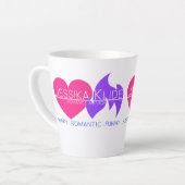 Jessika Klide Romance Author Logo Latte Mok (Linkerhoek)