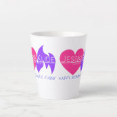 Jessika Klide Romance Author Logo Latte Mok (Voorkant)