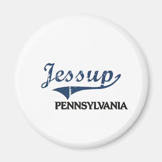 Jessup Pennsylvania City Classic Magneet (Voorkant)