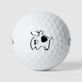 Jessy met je initiaal golfballen (Voorkant)