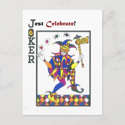 Jest Celebrate Briefkaart (Voorkant)