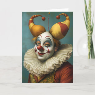 Jester April Fools Day Feestdagen Kaart