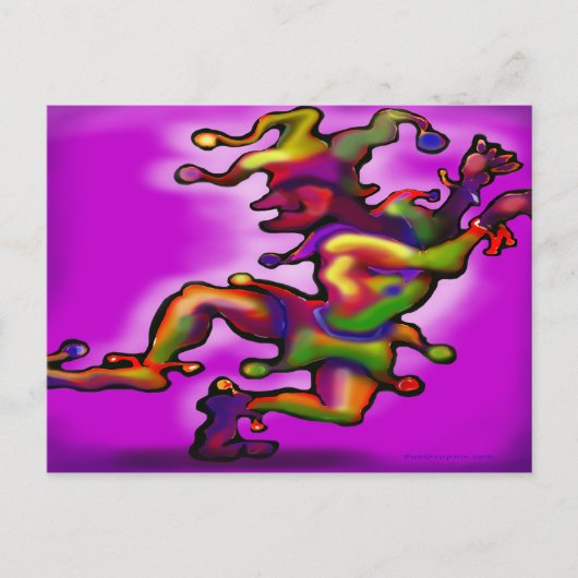Jester Briefkaart (Voorkant)