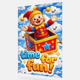 Jester celebration acryl bord