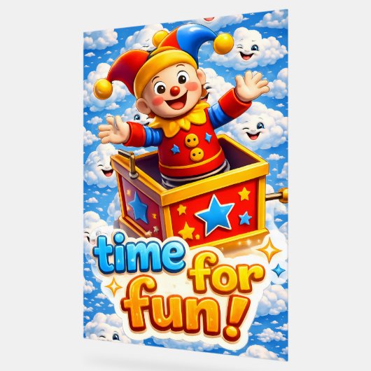 Jester celebration acryl bord (Hoek)