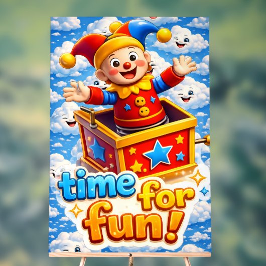 Jester celebration acryl bord (Neutraal)