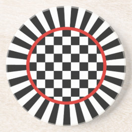 Jester Check Sandstone Onderzetter