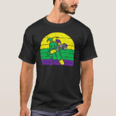 Jester Dab Game Controller Mardi Gras Video Gamer T-shirt (Voorkant)