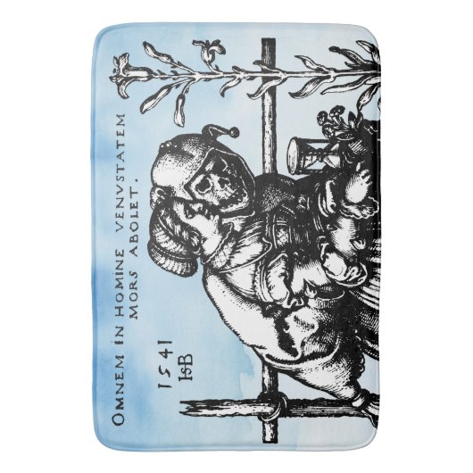 Jester Death en het meisje Badmat (Voorkant Verticaal)