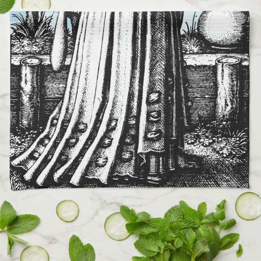 Jester Death en het meisje Theedoek (Gevouwen)