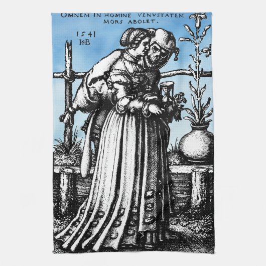 Jester Death en het meisje Theedoek (Verticaal)