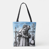 Jester Dood en de Maagd Tote Bag (Achterkant)