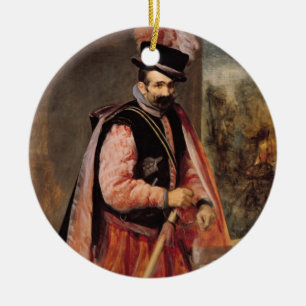 Jester genaamd "Don Juan of Austria", c.1632/35 Keramisch Ornament