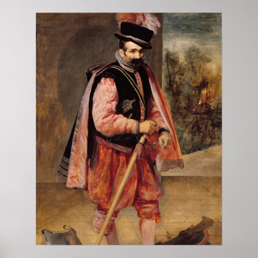 Jester genaamd "Don Juan of Austria", c.1632/35 Poster (Voorkant)
