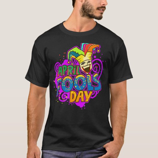 Jester Happy April Fool's Day Jokes Prankst T-shirt (Voorkant)