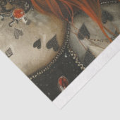 Jester Harlequin Masquerade Lady Decoupage Tissuepapier (Detail)