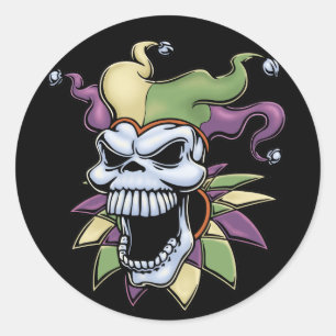 Jester II Ronde Sticker
