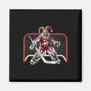 Jester IJshockey Doelman 1 April Grap Kostuum N Magneet