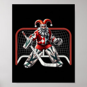 Jester IJshockey Doelman 1 April Grap Kostuum N Poster
