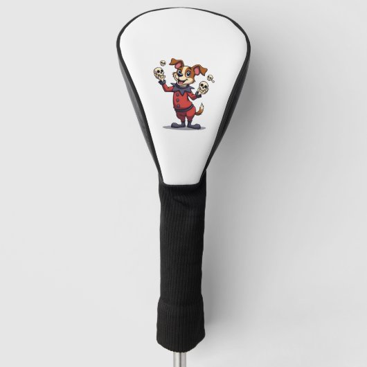Jester Jack Russell Golfheadcover (Voorkant)
