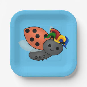 Jester Ladybug Papieren Bordje