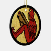 Jester lezen keramisch ornament (Rechts)