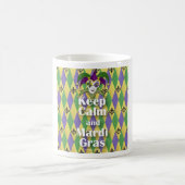 Jester Mask Keep Calm en Mardi Gras Koffiemok (Center)