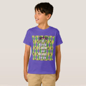 Jester Mask Keep Calm en Mardi Gras T-shirt (Voorkant volledig)
